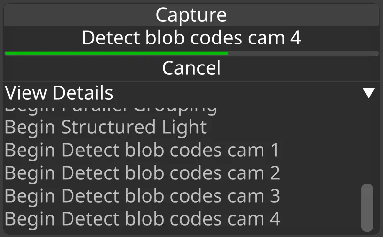 Capture Progress
