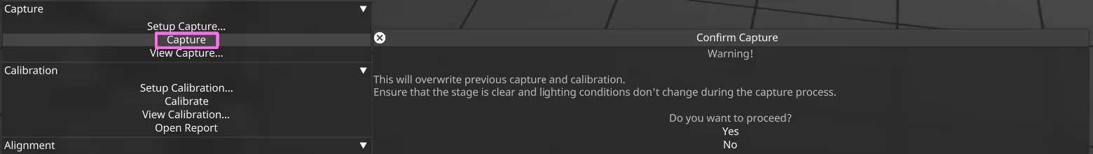 Confirm Capture