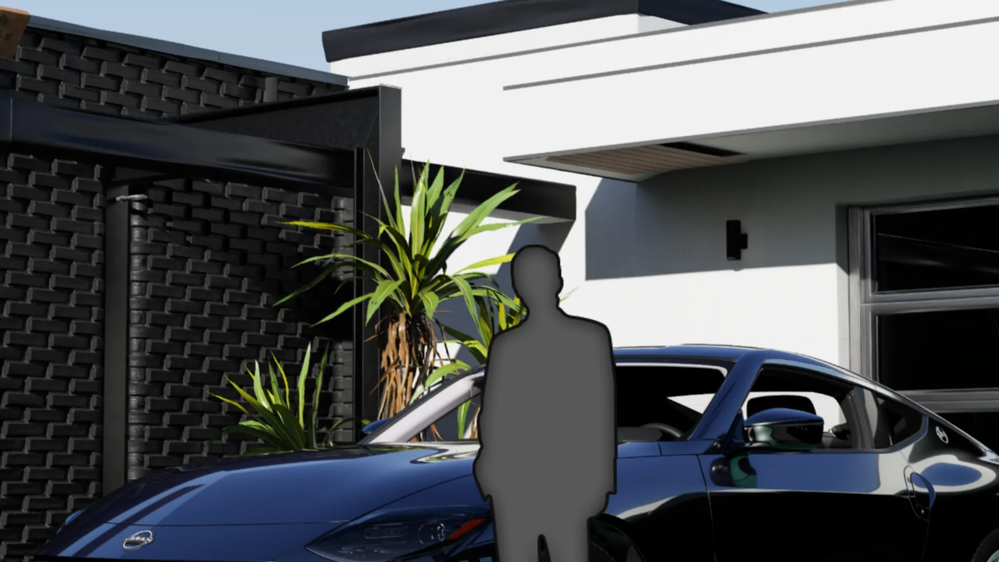 Custom Car Scene