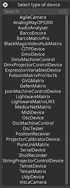 Device types
