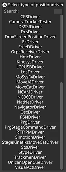 Driver picker in Designer