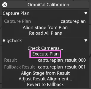 Execute Plan Button