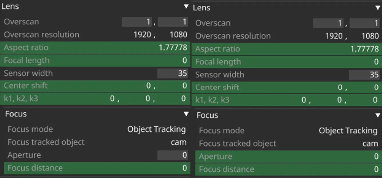 Camera focus object tracking