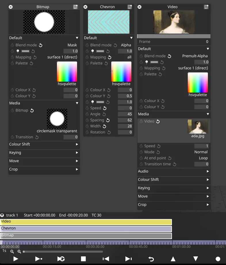 Layer setup