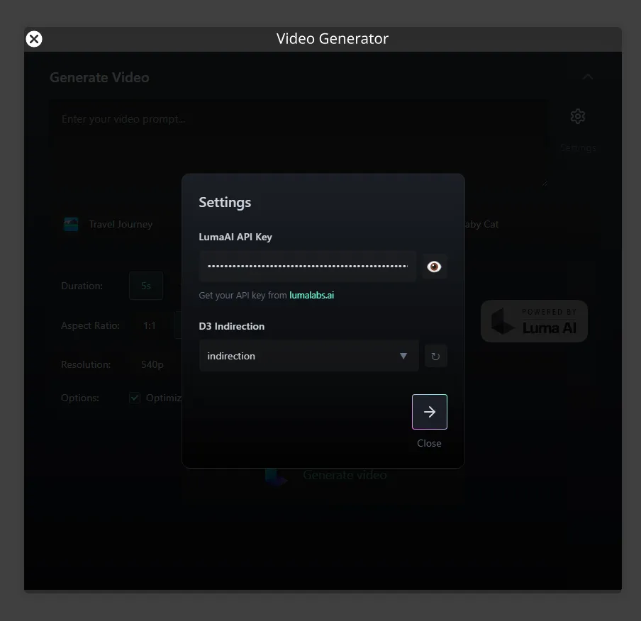 Enter your API key
