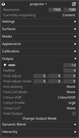 Output