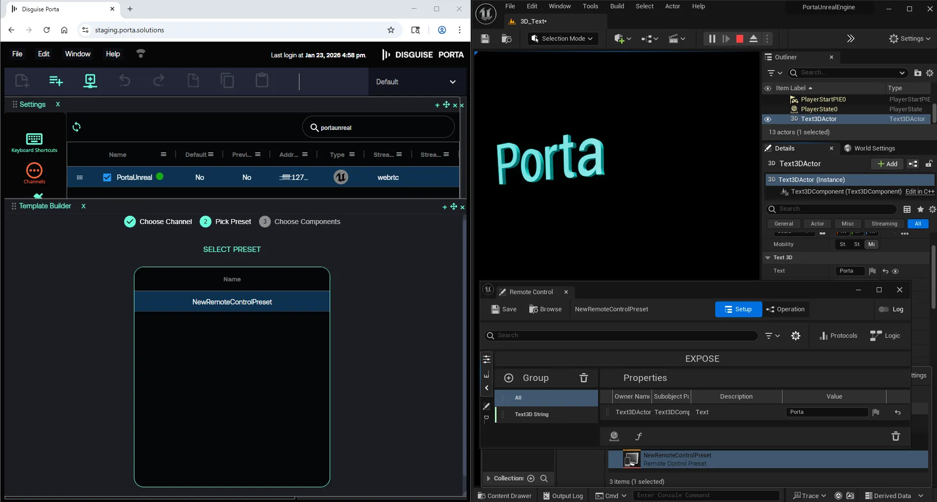 Porta connect