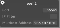 PosiStageNet Driver